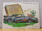 Cool Vintage 1980 Topps Weird Wheels Car Sticker Trading Card Zomb. Zee R.I.P.