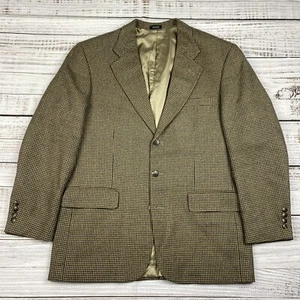 Chaqueta Blazer Lana Moda Tela Italiana Fina 3 Botones Tweed Lana Seda Talla 40 R - Imagen 1 de 8