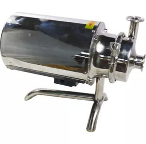 Enhanced Full Stainless Centrifugal Pump Sanitary Beverage 3T/h 1HP φ1.4in Inlet - Picture 1 of 11