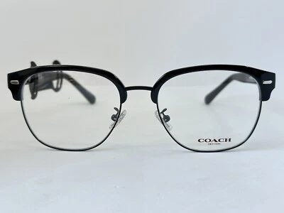 NEW Coach HC 6198 5002 Black 55.19.145 Men’s Eyeglasses Frames - Image 1 of 4