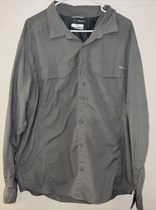 Columbia Rain Jacket Men’s XL Button Up Hooded Windbreaker 189 - Picture 1 of 4