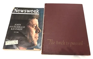 The Torch is Passed Book JFK Assassination with Newsweek Article Dec 2 1963 - Imagen 1 de 13