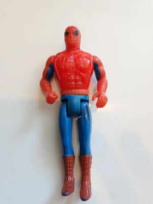 复古 1979 年 Mego 口袋超级英雄蜘蛛侠 4 英寸可动人偶 — 第 1/4 张图片