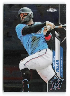 2020 Topps Chrome Update #U-13 Jonathan Villar Miami Marlins - Image 1 of 2