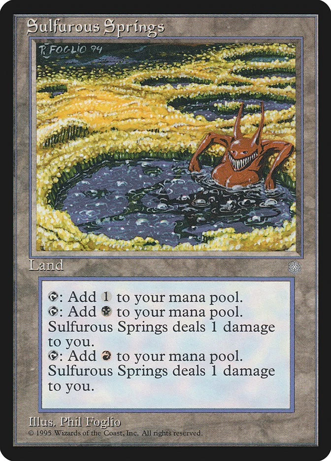 MTG Sulfurous Springs  - Ice Age #360 - Image 1 of 1