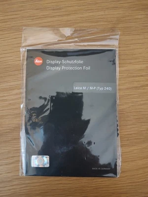 Leica M / M-P Type 240 Display Protection Film/Foil - Genuine Leica 14675 New - Image 1 of 2