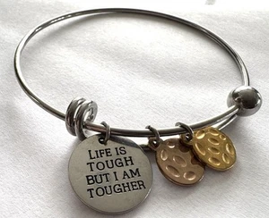 JNX Erweiterbares Armband Life is Tough But I Am Tougher - Bild 1 von 2