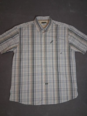 Ecko Unltd Classic Material Button Up Shirt Striped Short Sleeve Men's XXL - Image 1 of 4