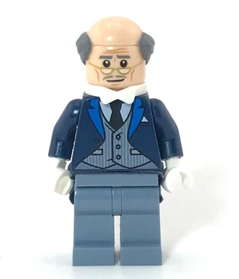 Alfred Pennyworth Pinstripe Vest (Genuine) LEGO Super Heroes Minifigure SH0313 - Image 1 of 4