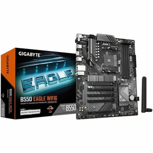GIGABYTE B550 EAGLE WIFI6 Gaming Desktop Motherboard - AMD B550 Chipset - Picture 1 of 7