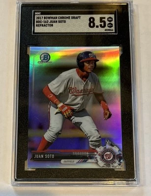 Bowman Draft Juan Soto 2017 cromo #BDC162 SGC 8,5 Foto 1 de 2