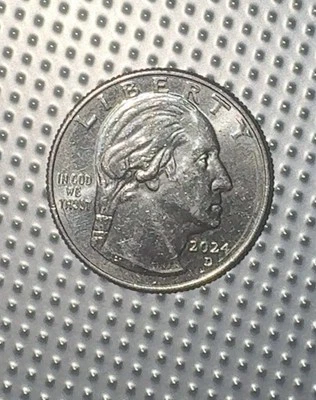 *ERROR* “IN COD WE TRUST” 2024 Patsy Takemoto Mink American Women Quarter - Image 1 of 3