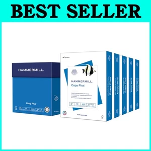 Sustainable 20 lb Copy Plus Paper, 8.5 x 11 - 2500 Sheets, 99.99% Jam-Free - Picture 1 of 9