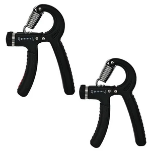 Strengthener Hand Grip 2 Pack 5-60kg Adjustable Strength Trainer Forearm Fing... - Picture 1 of 8
