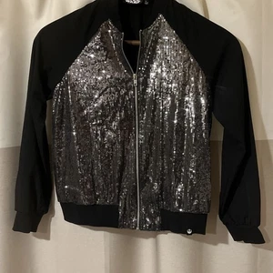 Star Wars Rogue One Sequin Bomber Jacket Size L Junior - Picture 1 of 10