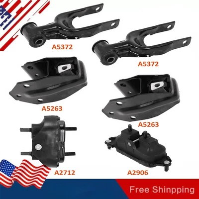 6x Montaje de motor y montaje de transmisión para Chevrolet Impala 06-11 Monte Carlo 2006 Foto 1 de 4