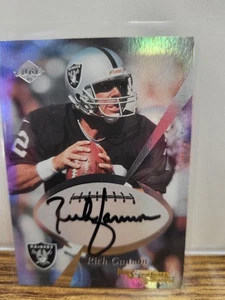 Rich Gannon Auto Pro Authentic 1999 Collectors Edge Football Oakland - Bild 1 von 2