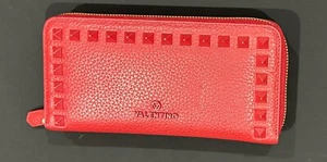 VALENTINO RED WALLET - Picture 1 of 10
