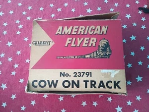 American Flyer S Gauge No. 23791 Operating Cow on the Track Accessory With Box - Picture 1 of 2