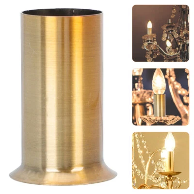  10 Pcs Chandelier Socket Sleeves Candle Lamp Casing Practical Accessory - Image 1 of 4
