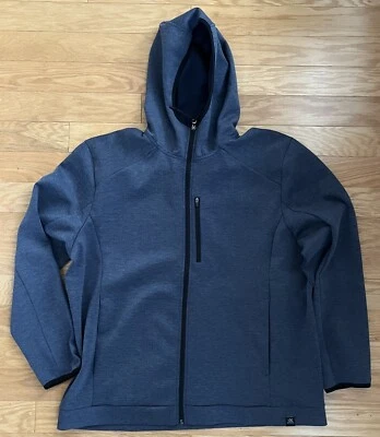 Zeroxposur - 2XL Gray/Blue Long Sleeve Hoodie, Full Zip, Tech Fleece - Image 1 of 4
