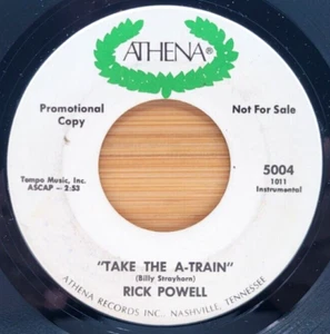 RICK POWELL - TAKE THE A-TRAIN / LULLABY FROM ROSEMARY'S BABY - ROCK POP PROMO - Bild 1 von 2