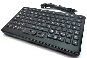 iKey Industrial Backlit Rugged QWERTY Spanish USB Keyboard SL-86-911-FSR-USB - Picture 1 of 5