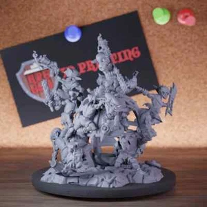 Packung Goblin Miniatur Mine Boss Dungeons and Dragons Mini DnD 5e TTRPG - Bild 1 von 8