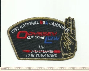 DI SCOUT BSA 1997 NACIONAL JAMBOREE OA JSP ODYSSEY ORDEN LEGAL DE LA FLECHA JAMBO - Imagen 1 de 1