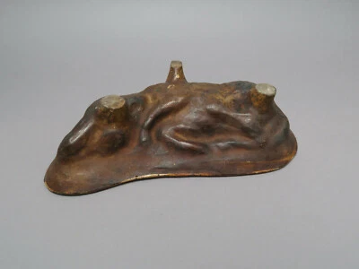 Backform Keramik liegendes Lamm 18./19 Jh Osterlamm - Bild 1 von 4