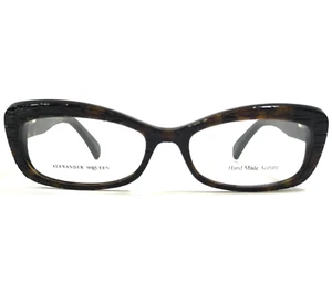 Alexander McQueen Eyeglasses Frames AMQ4203 086 Tortoise Cat Eye 52-15-140 - Picture 1 of 11