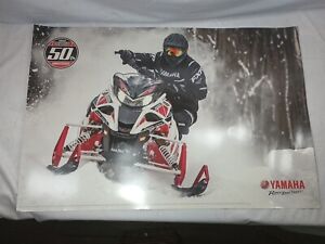 Yamaha Dealer Original Poster. Snowmobile  36x24' Sales Display  2 Sided Po18