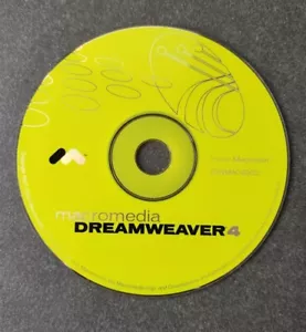 Macromedia Dreamweaver 4 CD-ROM for PowerMac ZDWMAC40CD 1997-2000 - Picture 1 of 3