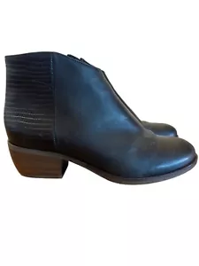 Clarks Mila Myth Mujer Talla 7.5 Tacón Negro Botas Botines Cuero Nuevo sin Caja - Imagen 1 de 9