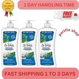 3-Pack St. Ives Skin Renewing Body Lotion Collagen Elastin, Paraben Free, 21 oz - Picture 1 of 3