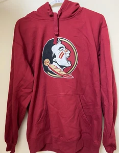 Florida State Seminoles NCAA Majestic Hoodie W/Tie String Team Color Medium - Picture 1 of 3