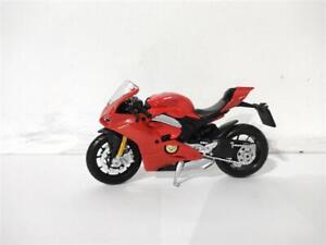 Bburago 1:18 Ducati Panigale V4 Toy Model Motorcycle Motorbike Red