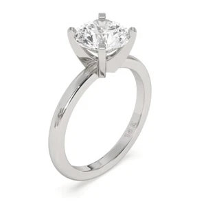 2 ct VS G Round Cut Solitaire IGI Certified Lab Grown Diamond Engagement Ring - Picture 1 of 7