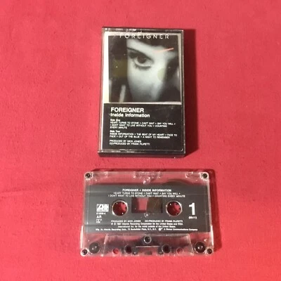 Foreigner: Inside Information *1988:Atlantic Cassette 7 81808-4, AR-Dolby HX Pro - Image 1 of 4