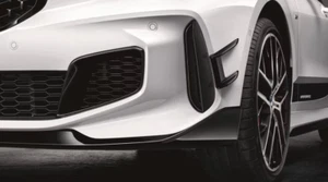 BMW 1 F40 M Performance Aero Flicks Black High Gloss Left Right 51112468204 205 - Picture 1 of 4