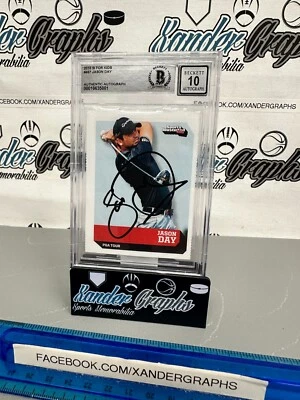 JASON DAY 2015 SI FOR KIDS SIGNED AUTOGRAPHED PGA GOLF RC CARD BECKETT BGS 10 - Image 1 of 4