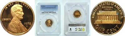 1978-S 1C Lincoln Cent Proof PCGS PR69RD DCAM - Image 1 of 3