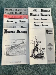 Vintage FULL YEAR Muzzle Blasts Magazine 1979 muskets militia black powder - Picture 1 of 1