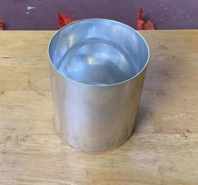Round Pillar Seamless Aluminum Candle Mold 3”x4.5” New - Image 1 of 3