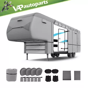 5th Wheel RV Cover Motorhome Travel Trailer Camper Non-Woven Fabric 28Ft-31Ft - Picture 1 of 14