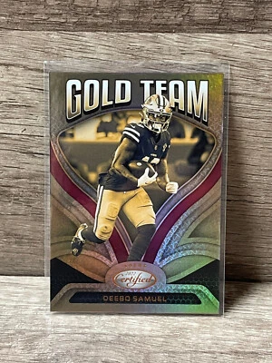 2022 Panini Certified Deebo Samuel Bronze Gold Team Insert /249 San Francisco - Image 1 of 2