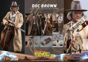 Action Figure Hot Toys Back to the Future 3 Doc Brown Ritorno al Futuro 3 - Imagen 1 de 15