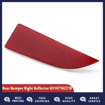 Parachoques trasero reflector rojo lado derecho pasajero bmw x3 2007-2010 63147162218 Foto 1 de 4