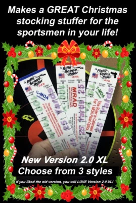 Rifle Scope Ruler Scope Click Calculator (choose which ruler you want)