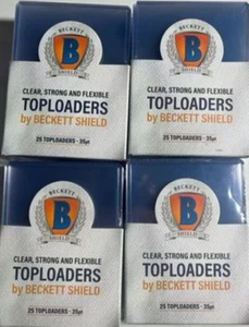 Beckett Shield Top Loader for Pokemon Cards, 35pt Toploaders x 4 packs - Picture 1 of 2